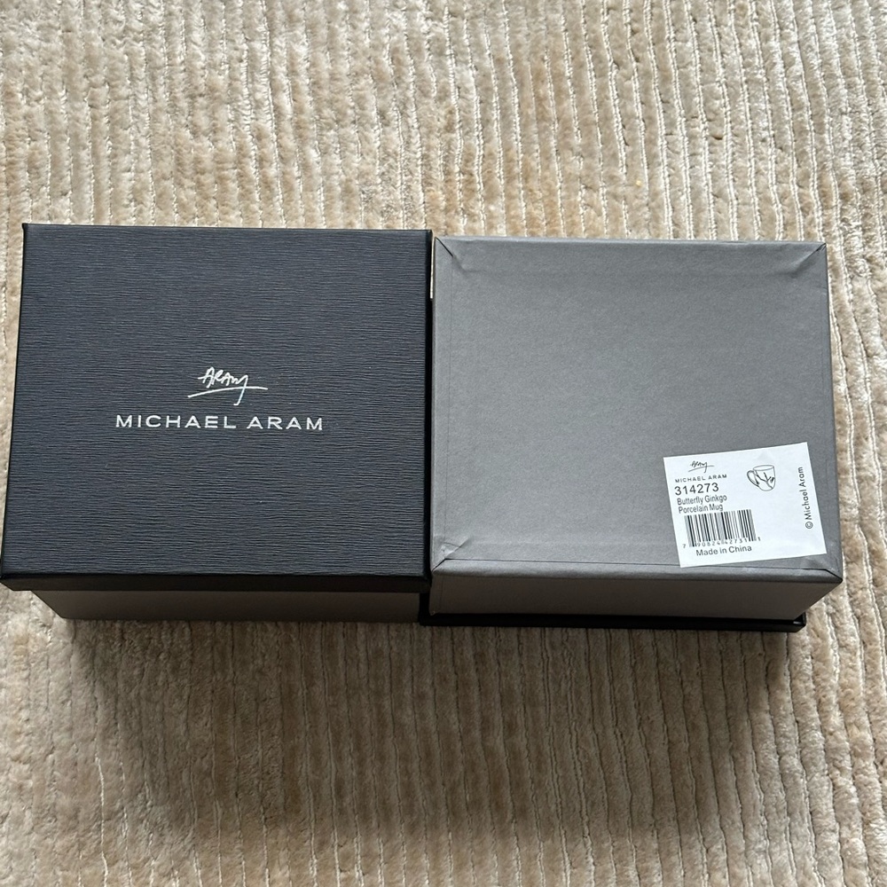 12 Michael Aram storage boxes mug size